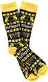 Harry Potter Ugly Sweater Pattern Crew Christmas Socks