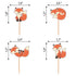 Fox Cupcake Cake Toppers - Animal Baby Shower or Birthday Party Decorations Supplies - 24 PCS