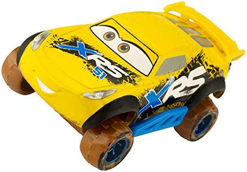 Disney Pixar Cars XRS Mud Racing Vehicle Assortment 1:55 scale Die-Casts, Real Suspensions, Off-Road, Dirt-splashed Design, All-terrain Wheels, Ages 3 and up
