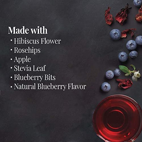 The Republic of Tea Blueberry Hibiscus, 36-Count