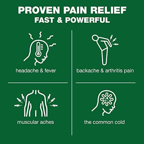 GenCare - Extra Strength Headache Relief Acetaminophen with Aspirin (NSAID) & Caffeine (300 Caplets) Value Pack | Head Pain Relief, Muscle Aches, Back Pain & Body | Generic Excedrin Extra Strength