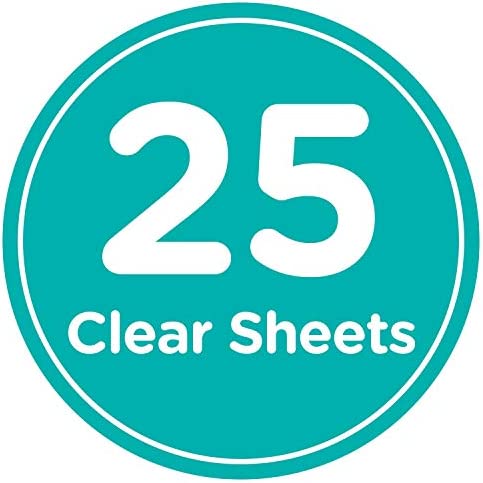 Shrinky Dinks Creative Pack, 25 Sheets Crystal Clear, Kids Art and Craft Activity Set, by Just Play