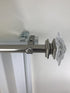 NONO Bracket - Outside Mounted Blinds Curtain Rod Bracket Attachment (Brass Set of 3)