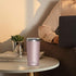 Umite Chef 20oz Tumbler with Lid, Stainless Steel Vacuum Insulated Double Wall Travel Tumbler with Straw, Durable Insulated Coffee Mug, Rose Gold, Thermal Cup with Lid