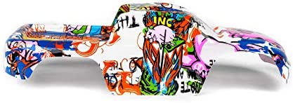 Compatible Custom Body Graffiti Pink Pig Style Replacement for 1/10 Scale RC Car or Truck (Truck not Included) ST-PIG-01