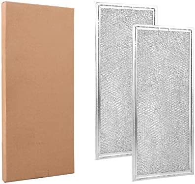 Microwave Grease Filter Compatible with Whirlpool and GE Microwaves 2 Pack Approx 13" x 6"