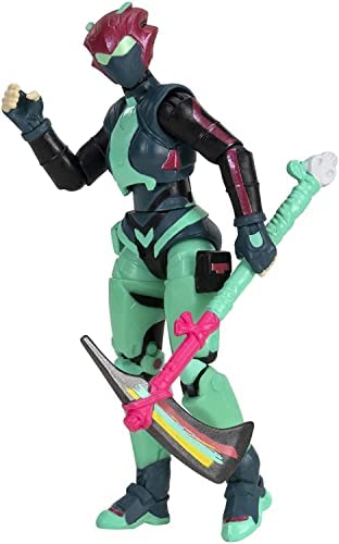 Fortnite Solo Mode Figure & Supply Crate Collectible Accessory Bundle - Feat. 4 Inch Singularity Figure, Supply Crate, Back Board (Drift) Back Bling, Weapons, Building Materials