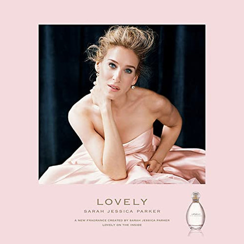 Lovely by SJP Body Mist - A Timeless, Floral Woody Body Spray Fragrance for Women - Fresh Mandarin, Bergamot, Lavender, and Apple Perfume Blend - Vibrant, Long Lasting Scent - 8 Oz
