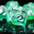 Cusdie 7-Die DND Dice, Polyhedral Dice Set Filled with Animal, for Role Playing Game Dungeons and Dragons D&D Dice MTG Pathfinder (Blue Duck)