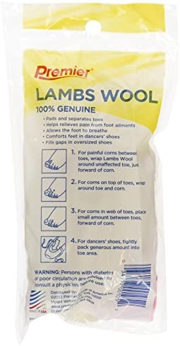 LAMBS WOOL PREMIER Size: 3/8 OZ (Pack of 3)