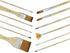 Jerry Q Art 24 Pcs Artist Paint Brush Set with Free Carry Pouch for Watercolor, Acrylic, Oil and All Media, Suitable for Canvas, Paper, Ceramic, Golden Nylon Hair, Wood Handles JQ-B24