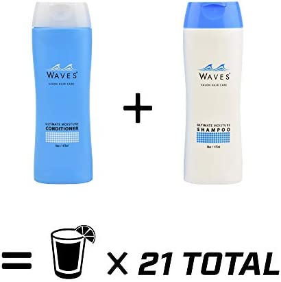 GoPong Shampoo & Conditioner Stealth Flasks (Set of 2 16oz Bottles) with 6 Safety Seals for Cruises, Dorms & More