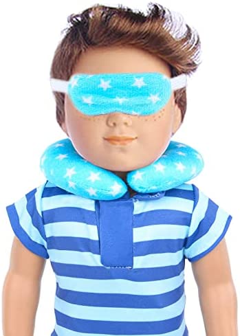 18 Inch Doll Clothes and Accessories Boy Doll Travel Suitcase Set for 18 inch Boy Dolls