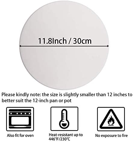 Baking Parchment Circles, Set of 100, 12 Inch Non Stick Baking Parchment Paper for Springform Cake Tin, Toaster Oven, Tortilla Press and so on