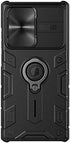 Samsung Galaxy Note 20 Ultra 5G Case with Ring Kickstand and Camera Lens Cover, CamShield Armor Shockproof PC & TPU Bumper Hybrid Protective Cover (Black,Note 20 Ultra/Note 20 Ultra 5G)
