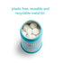 "hello Antiplaque & Whitening Eco-Friendly Travel Toothpaste Tablets Gently Remove Surface Stains, Natural Peppermint 120 Count (Pack of 2)"