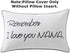 Sanmetex Nana Gifts from Grandkids, Nana Birthday Gifts, Nana Ideas with Remember I Love You Nana Quote Lumbar Pillow Cover 12x20 Inch.