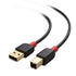 Cable Matters 3-Pack USB Cable/USB Printer Cable 6 ft, USB A to B Cable, USB 2.0 Cable Compatible with Printer, MIDI Controller, MIDI Keyboard and More - 6 Feet