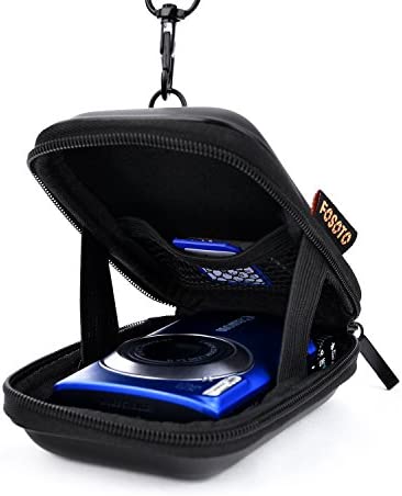 Snug Fit Black Camera Case Compatible with Canon PowerShot ELPH 180 190 360 HS SX620 A2300 IXUS 285 180 G9X,Sony Cyber-Shot DSC-W830 W810 W800 WX220 HX80 HX90,Nikon Coolpix A10 S7000 W100