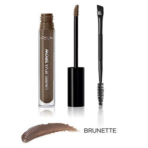 L'Oreal Paris Unbelieva-Brow Tinted Waterproof Brow Gel, Brunette