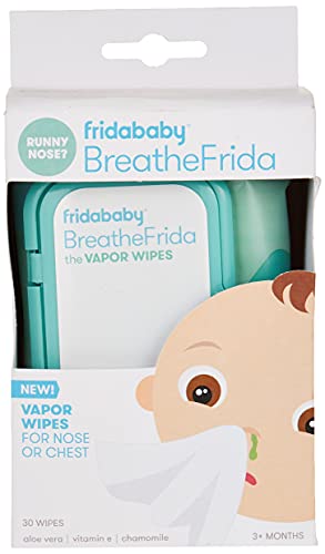 Breathefrida Vapor Wipes for Nose or Chest by Frida Baby 30 Count (Pack of 1)