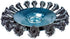 Makita 1 Piece - 4 Inch Knotted Twist Wire Wheel Brush for Grinders - Heavy-Duty Conditioning for Metal - 4" x 5/8-Inch | 11 UNC