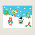 Baker Ross AV453 Winter Woodland Foam Stickers - Pack of 120, Self Adhesives, Perfect for Children to Decorate Collages and Crafts, Ideal for Schools, Craft Groups, Party Crafting, Home