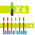 Reach Crystal Clean Toothbrush Soft Bristles, 1 Count (Pack of 6)
