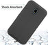 Annymall Galaxy J7 2018 Case, Heavy Duty Shockproof Defender Armor Protective Cover with Built-in Screen Protector for Samsung J7 2018/ Galaxy J7 Aero/ J7 Refine/ J7 Star/ J7 Crown(2018) (Black)