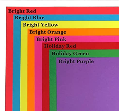 65lb Cover Cardstock Paper - 8.5 x 11 inch - 25 Sheets (Holiday Green)