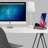 Charging Station for Apple Products,3 in 1 Aluminum Charging Stand for Apple Watch iPhone Airpods iWatch Series SE 8 7 6 5 4 3 2 1 Docking Station Holder Charger Stand with Nightstand Mode- Gray
