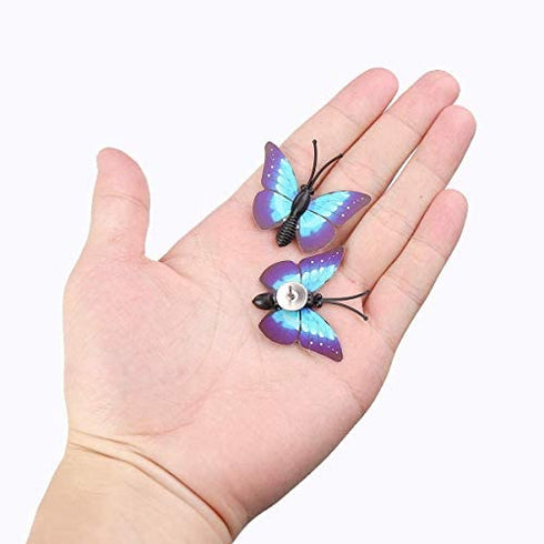 DIYASY Decorative Butterfly Thumbtacks,30 Pcs 3D Push Pins for Bulletin Board Photo Frame, Photo Wall, Cork Board.