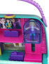 Polly Pocket Pocket World Mini Mall Escape Purse-Shaped Compact With Micro Polly And Lila Dolls, Surprise Reveals, Movie Theater, Elevator, Dressing Room, Scooters & More; Ages 4 And Older