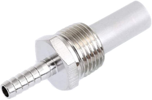 Joywayus 2pcs 0.5 Micron Home Brew Aeration Stone Inline Oxygenation Stainless Steel Diffusion Stone 1/2" NPT Carbonation Stone 1/4" Barb