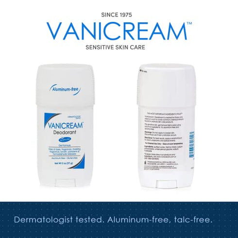 Vanicream Aluminum-Free Gel Deodorant - 2 oz - Unscented Formula for Sensitive Skin