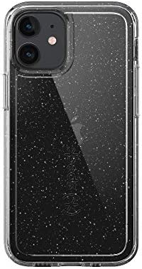 Speck Products Gemshell Glitter iPhone 12 Mini Case, Clear/Clear with Gold Glitter, 137597-9221
