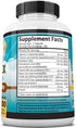 Vitamin B Complex with Vitamin C and Folic Acid - B12, B1, B2, B3, Vitamin B5 Pantothenic Acid, B6, B7, B9 - Nervous System Support & Supports Energy Metabolism Non-GMO- 100 Veggie Capsules