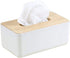 Cabilock Modern Tissue Cover Rectangular Tissue Container Tissue Paper Box for Bathroom Home Office Living Room?23x13x10cm