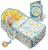Melissa & Doug Mine to Love Bassinet Play Set Portable Carrier for Dolls with Crinkle Toy, Nursery Rhyme Book