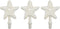 TOPBATHY 3pcs Wall Hooks Sea Star Shape Wall Mounted Decorative Hooks Coat Clothes Hooks Key Hat Hooks Towel Robe Hooks Wall Hangers Nautical Beach Coastal Wall Decorations Ornaments