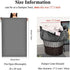 OTraki XL Travel Laundry Bags 2 Pack 28 x 45 inch Heavy Duty Drawstring Dorm Large Organizer Bag Tear Resistant Big Laundry Hamper Basket Liner Jumbo Dirty Clothes Storage, Three Loads of Clothes Grey