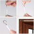 OOTSR [2 Pack White Curtain Wire, Plastic Coated Window Curtain Wire, Picture Hanging Wire with 8 Pairs of Screw Eyes and Hooks