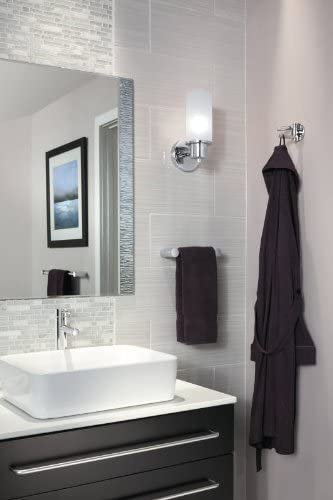 Moen YB0486BN Align 9-Inch Modern Hand Towel Bar, Brushed Nickel