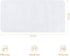 NATRKE Clear PVC Desk Protector Pad, 1.5mm Thick 16 x 32 Inch Transparent Non-Slip Desk Writing Mat for Home, Office