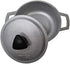 IMUSA USA 0.7Qt Traditional Colombian Mini Caldero (Dutch Oven) for Cooking and Serving, 0.7 Quart, Silver