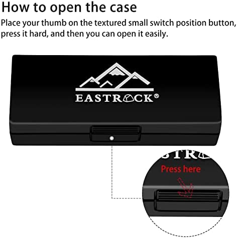EastRock Blues Harmonica Mouth Organ Harp 10 Hole C Key with Case, Diatonic Harmonica for Beginner, Professional Player, Students gifts, Adult, Friends, Gift Silver