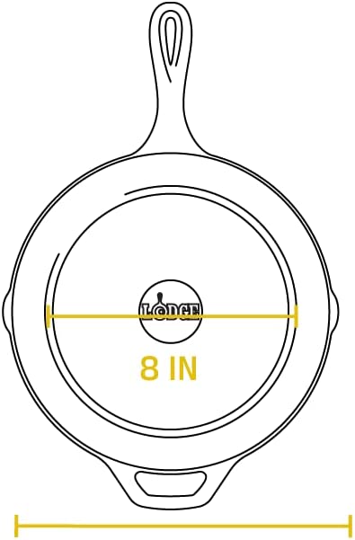Lodge L8SK3 10-1/4-Inch Pre-Seasoned Skillet