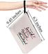 Hanamiya Na Inspirational Gifts for Women Girls Teens Friends-You are Loved Valued Beautiful Motivational Birthday Friendship Personalized Mantra Makeup Bag