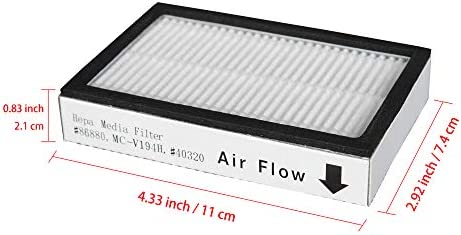 ATXKXE 3 Pack Replacement Exhaust HEPA Filter EF-2 for Kenmore and Panasonic Vacuum Cleaners (Compares to 86880 and MC-V194H) (EF-2*3)