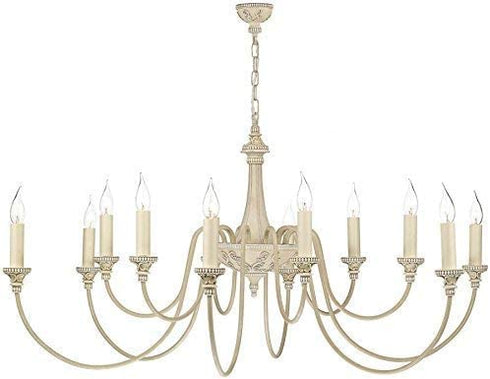 Creative Hobbies® 1751 - Set of 12, 4 Inch Tall White Plastic Candle Covers Sleeves Chandelier Socket Covers ~Candelabra Base